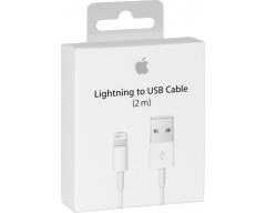 Apple USB to Lightning Λευκό 2m MD819ΖΜΑ σε Συσκευασία