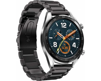 Λουράκι Σιλικόνης Μαύρο (Huawei Watch GT 2 (46mm)