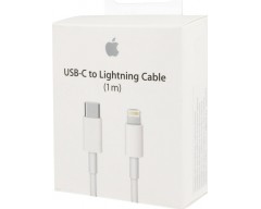 Apple Regular USB 2.0 Cable USB-C male - Lightning Λευκό 1m (MQGJ2ZMA)