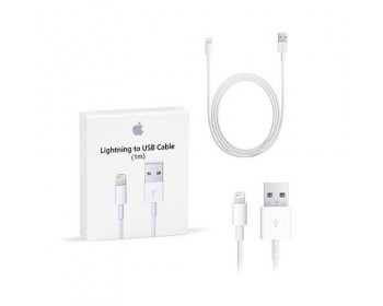 Apple USB to Lightning Λευκό 1m MD818ΖΜΑ σε Συσκευασία